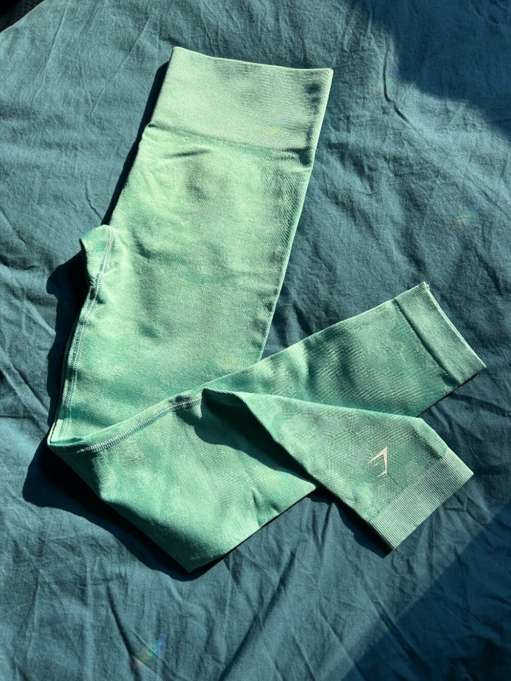 Gymshark legging green camo size M